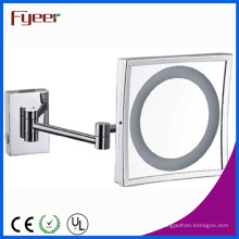 Fyeer Single Side Square Schminkspiegel mit LED-Licht